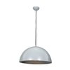 Access Lighting Astro, LED Pendant, Glossy White Finish, Silver 23767LEDDLP-GWH/SILV